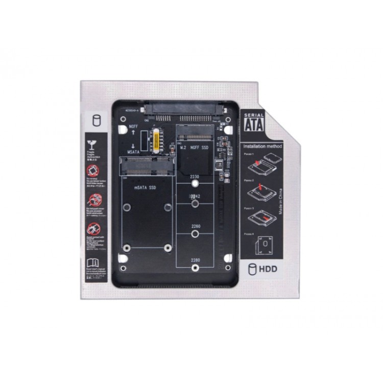 NVME SSD LERE OLMAZ m2 ngff ssd msata ssd 9.5 mm hdd kızak