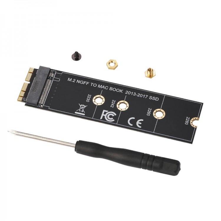 macbook  m.2 nvme ssd 2013 2017 ssd çevirici A1465- A1398 - A1502 ssd çevirici