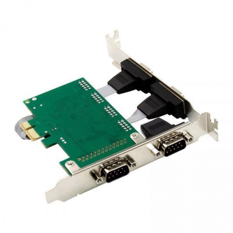 Pci express 4 port com kart rs232 db9 pcı-e çoklayıcı com kart