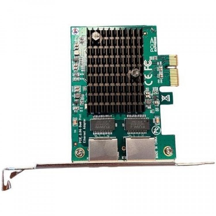 Pci express 2 port ethernet kartı 2.5g dual gigabit ethernet kartı