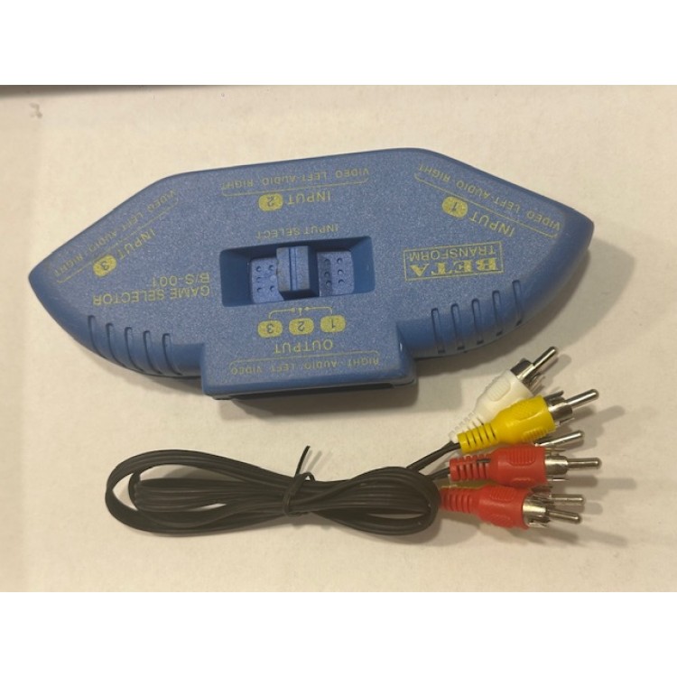 Av multibox Rca seçici av selector ses seçici görüntü seçici 3 giriş 1 çıkış rca seçici 1 giriş 3 çıkış rca seçici