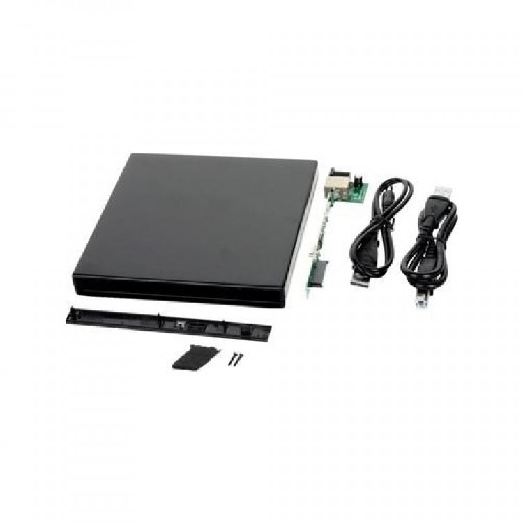 Sata 12,7 harici dvdrw kutusu taşınabilir boş dvd-rw kutu