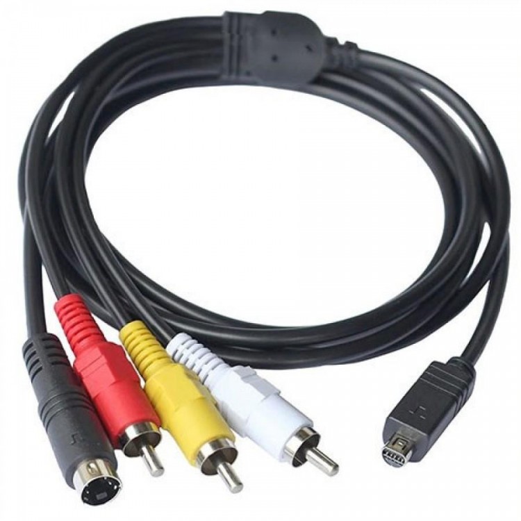 Sony uyumlu Kamera audio video AV-RCA ses ve görüntü Kablosu
