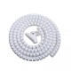 Beyaz Renk Spiral kablo toplayıcı kablo düzenleyici spiral Ø 0.28mm1,5m