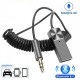 Aux Bluetooth Alıcısı Kablosuz Bt Aux Adaptörü spiral kablolu