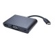 Type c to hdmı + vga+ audio çevirici 3 in1 usb c ses ve görüntü çevirici