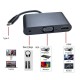 Type c to hdmı + vga+ audio çevirici 3 in1 usb c ses ve görüntü çevirici
