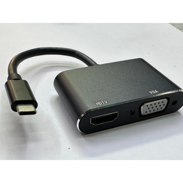 Type-c hdmi vga çevirici type-c vga hdmi çevirici CEP TELEFONLARINA OLMAZ