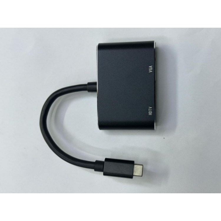 Type-c hdmi vga çevirici type-c vga hdmi çevirici CEP TELEFONLARINA OLMAZ