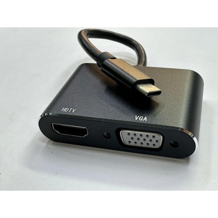 Type-c hdmi vga çevirici type-c vga hdmi çevirici CEP TELEFONLARINA OLMAZ