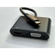 Type-c hdmi vga çevirici type-c vga hdmi çevirici CEP TELEFONLARINA OLMAZ