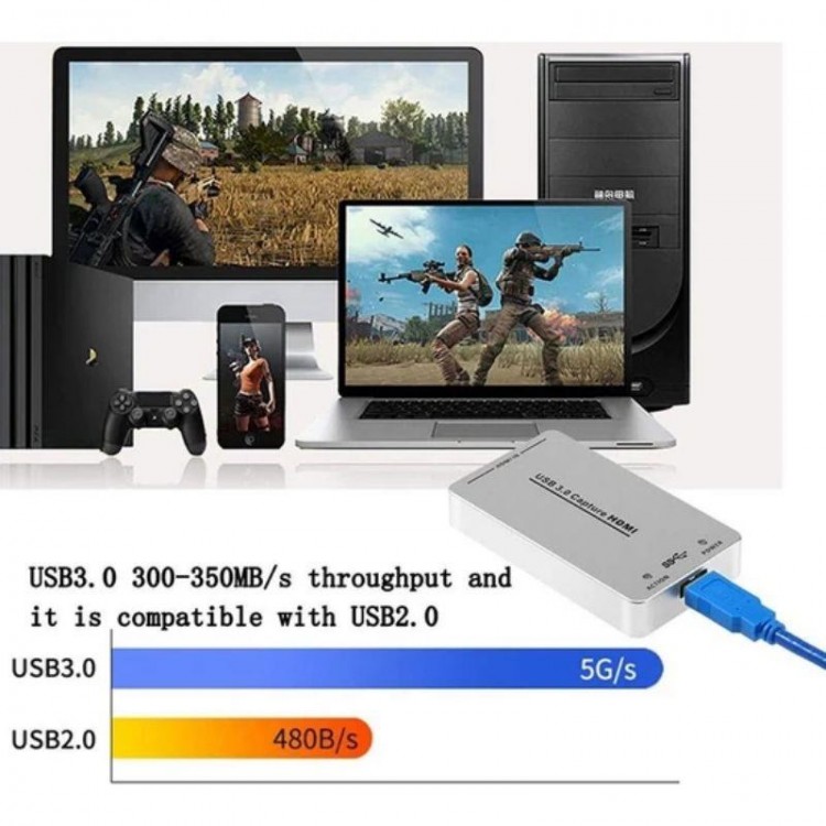 Usb 3.0 hdmi video capture kart usb 3.0 1080p full hd video görüntü yakalama capture kart