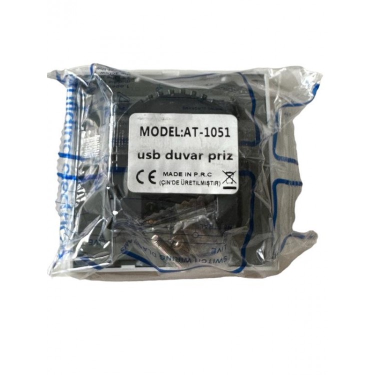 Usb priz 2 port sıva altı usb priz usb duvar prizi