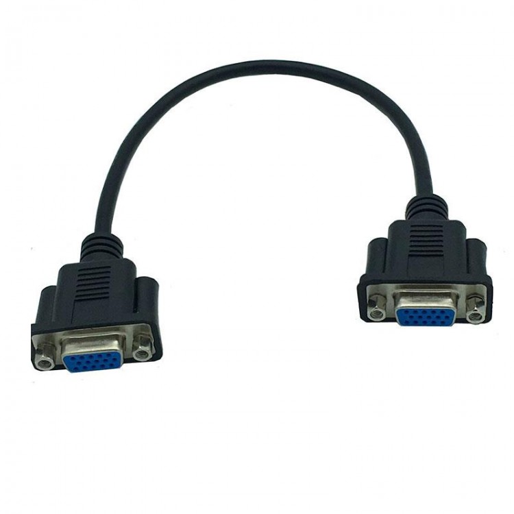 Vga 15 pin dişi dişi kablo vga uzatma birleştirme kablosu