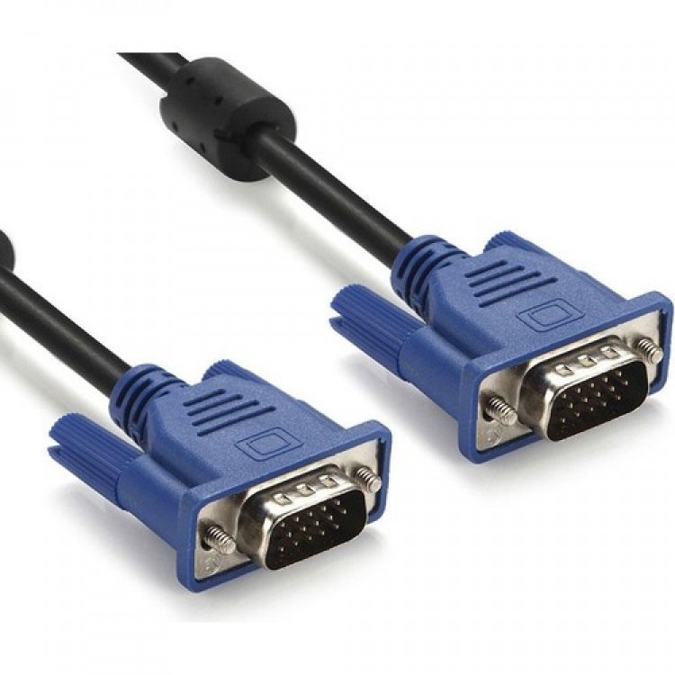 Vga kablo 15 pin vga görüntü kablosu vga erkek erkek kablo 30 metre