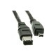 1.5 metre 1394 6 pin 4 pin kablo 1.5 metre 1394 firewire kablo