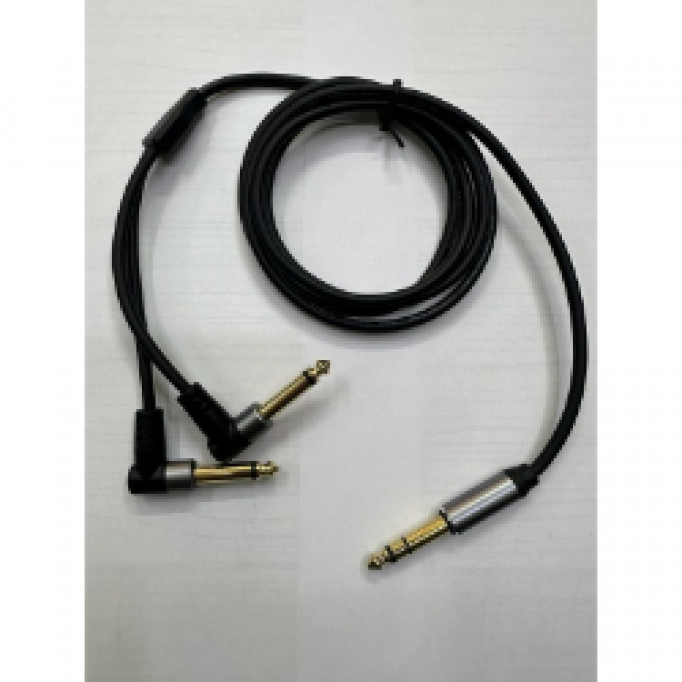 6.3 mm stereo 2x 6.3 mm mono kablo 6.3 mm y kablo