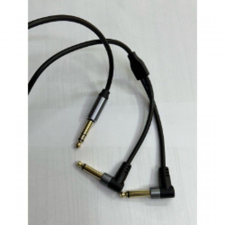 6.3 mm stereo 2x 6.3 mm mono kablo 6.3 mm y kablo 6.3 mm stereo 2x 6.3 mm mono kablo 6.3 mm y kablo
