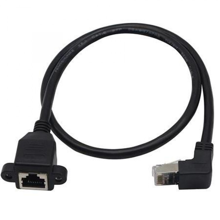 1.5 metre 90 derece rj45 uzatma kablosu 90 derece cat6 uzatma kablosu
