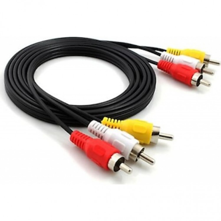 1.5 metre rca kablo 1.5 metre 3xrca kablo av kablo