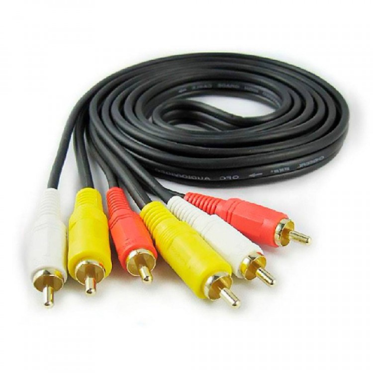 1.5 metre rca kablo 1.5 metre 3xrca kablo av kablo