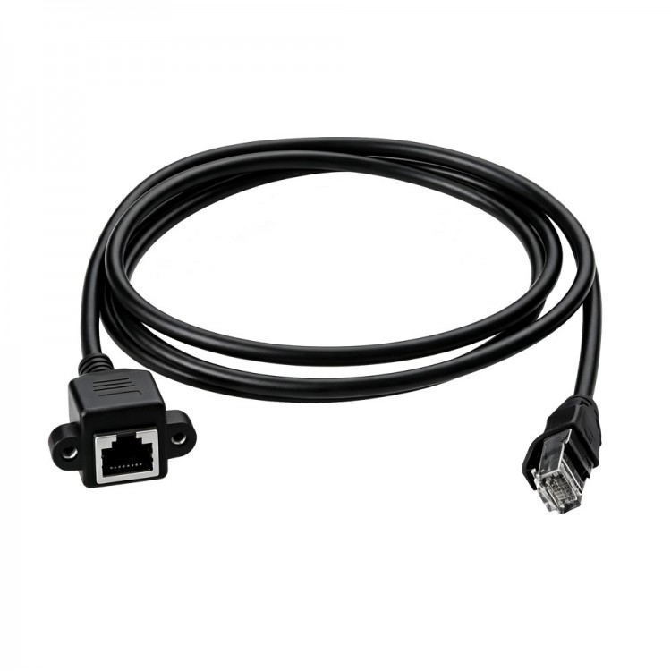 RJ45 Panel Tipi Ethernet Uzatma Kablosu Cat5e/Cat6 2m