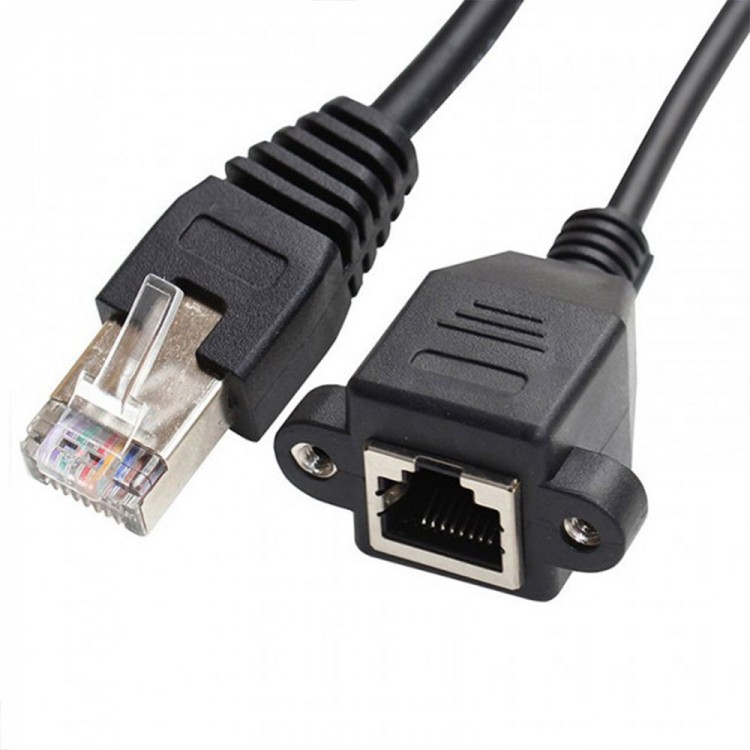 RJ45 Panel Tipi Ethernet Uzatma Kablosu Cat5e/Cat6 2m RJ45 Panel Tipi Ethernet Uzatma Kablosu Cat5e/Cat6 2m