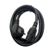 1.8 metre 1.5mm power kablo 3x1.5mm oluklu power kablo