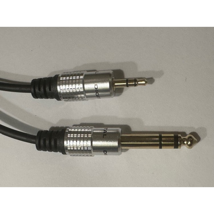 1.8 metre 6.3 mm 3.5 mm kablo 3.5 mm stereo 6.3 mm stereo kablo 1.8 metre 6.3 mm 3.5 mm kablo 3.5 mm stereo 6.3 mm stereo kablo