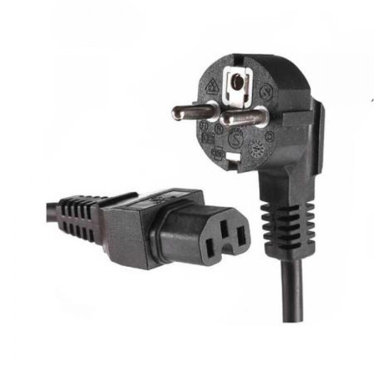 1.8 metre oluklu power kablo c15 power kablo 3x0.75 mm power kablo