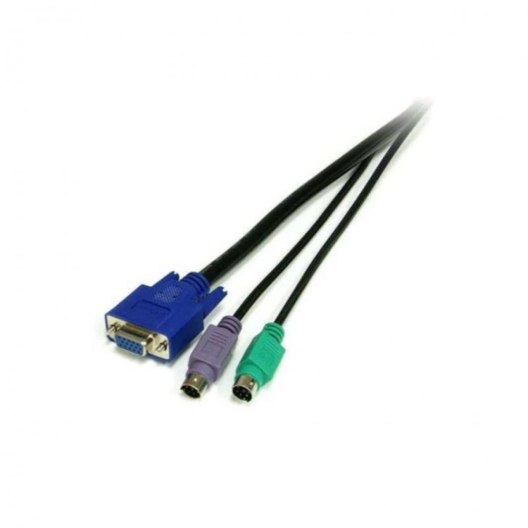 1.8 metre ps2 kvm switch kablosu vga dişi erkek kvm switch kablosu