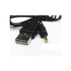 1 metre usb to 2.5x0.7 mm usb güç kablosu usb 2.5 mm 0.7 mm çevirici kablo
