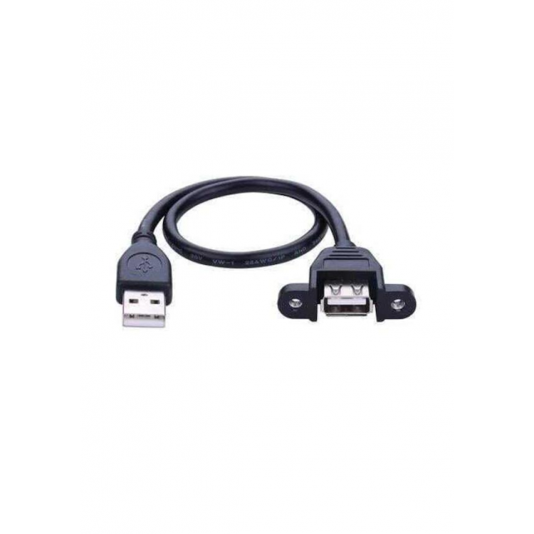 1 metre vidalı usb uzatma kablosu montaj tipi usb uzatma kablosu 1 metre