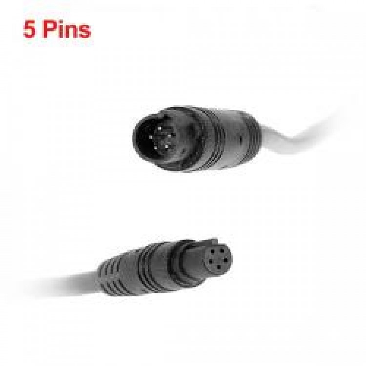 10 Metre 5 pin araç kamera uzatma kablosu 5 pin 10 metre araç kamera uzatma kablosu