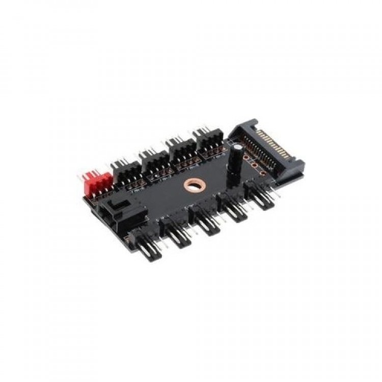 10 lu fan çoğaltıcı Fan çoklayıcı 10 port fan çoğaltıcı 3 pin 4 pin kasa içi fan çoğaltıcı