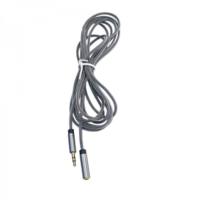 3.5 mm stereo audio ses uzatma kablosu örgülü stereo dişi erkek kablo 3m 3.5 mm stereo audio ses uzatma kablosu örgülü stereo dişi erkek kablo 3m