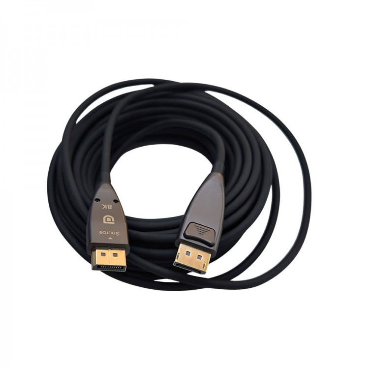 8k display port v1.4 fiber optik display kablo DP kablo 10 m