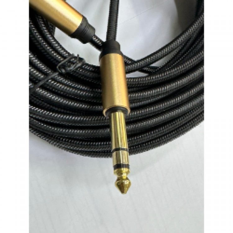 5 metre 6.3 mm stereo kablo 5 metre stereo amfi kablosu 6.3 mm 6.3 mm stereo kablo