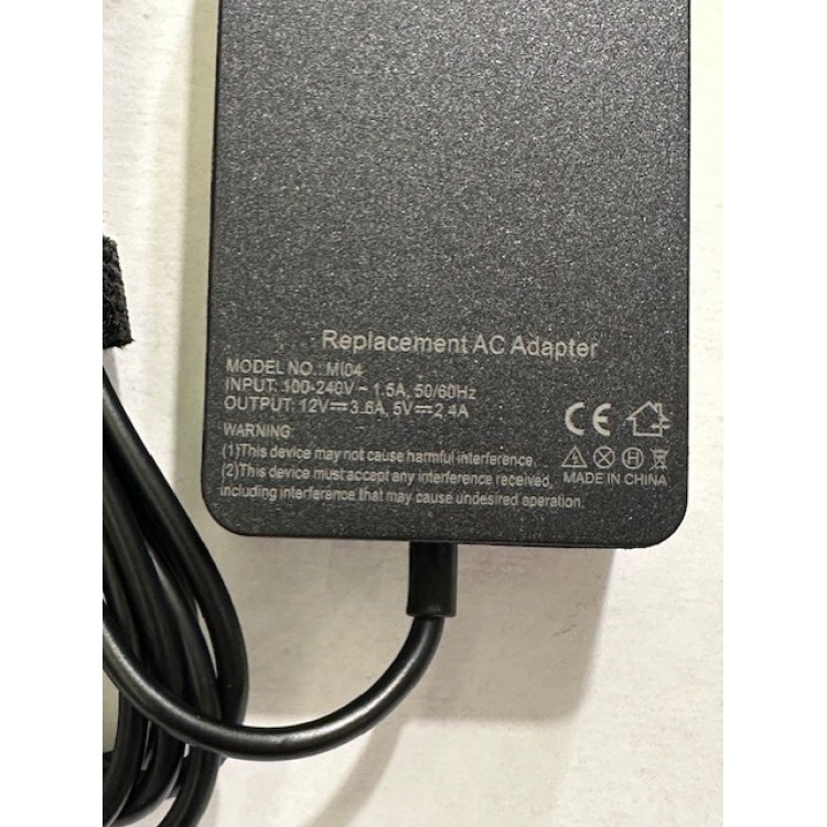 12 volt 3.6 amper microsoft uyumlu surface pro1 adaptör