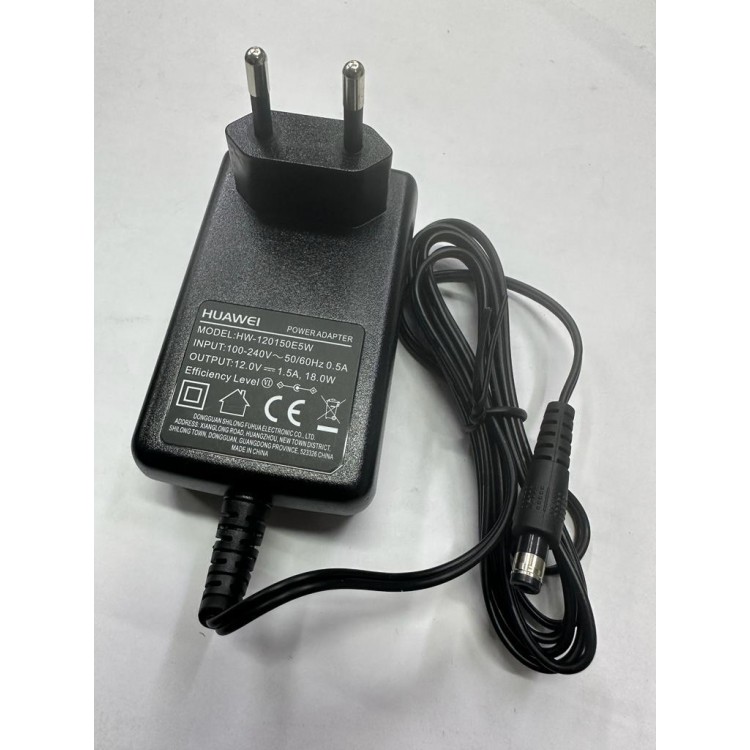 12 volt orjinal adaptör 12 volt 1.5 amper 5.5 mm 2.5 mm adaptör