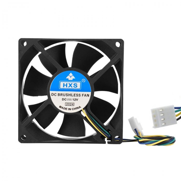 12v 8cm 4 pinli kasa fanı DC 12v 8x8x2.5cm 4 pin fan 12v 8cm 4 pinli kasa fanı DC 12v 8x8x2.5cm 4 pin fan