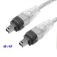1394 firewire 4 pin 4 pin kablo 400/400 firewire kablo 1,5m