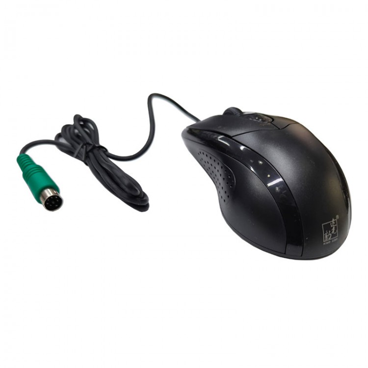 PS/2 optik kablolu mouse PC için eski yuvarlak girişli ps2 mouse