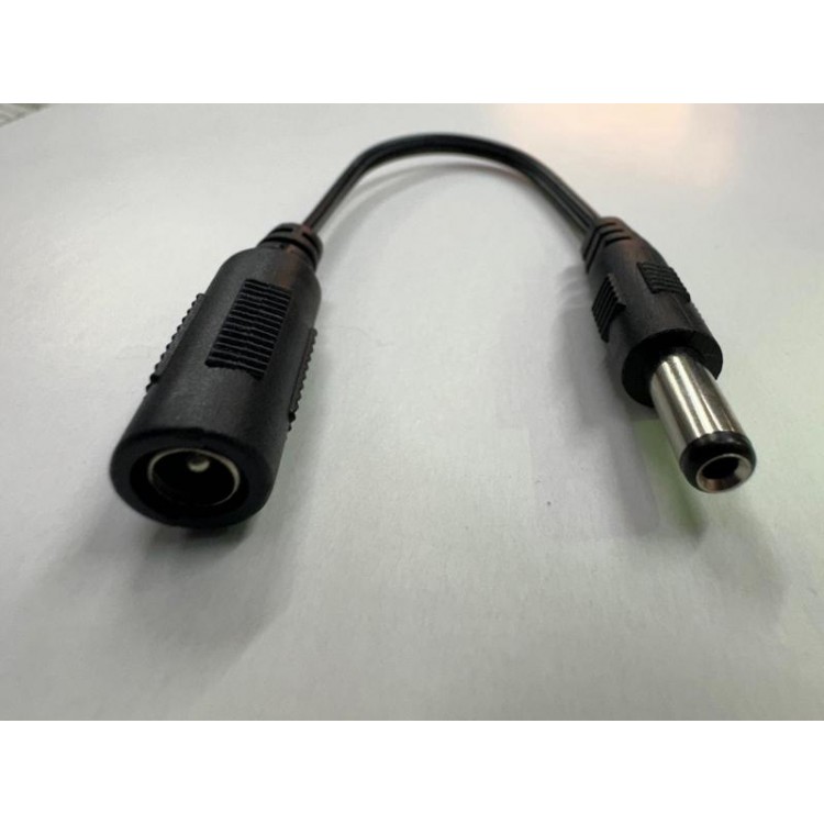 15 cm 5.5 mm 2.5 mm adaptör uzatma kablosu 15 cm standart adaptör uzatma kablosu