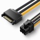 15 pin sata power 6 pin power kablo 6 pin ekran kartı sata power kablo 30 cm 15 pin sata power 6 pin power kablo 6 pin ekran kartı sata power kablo 30 cm