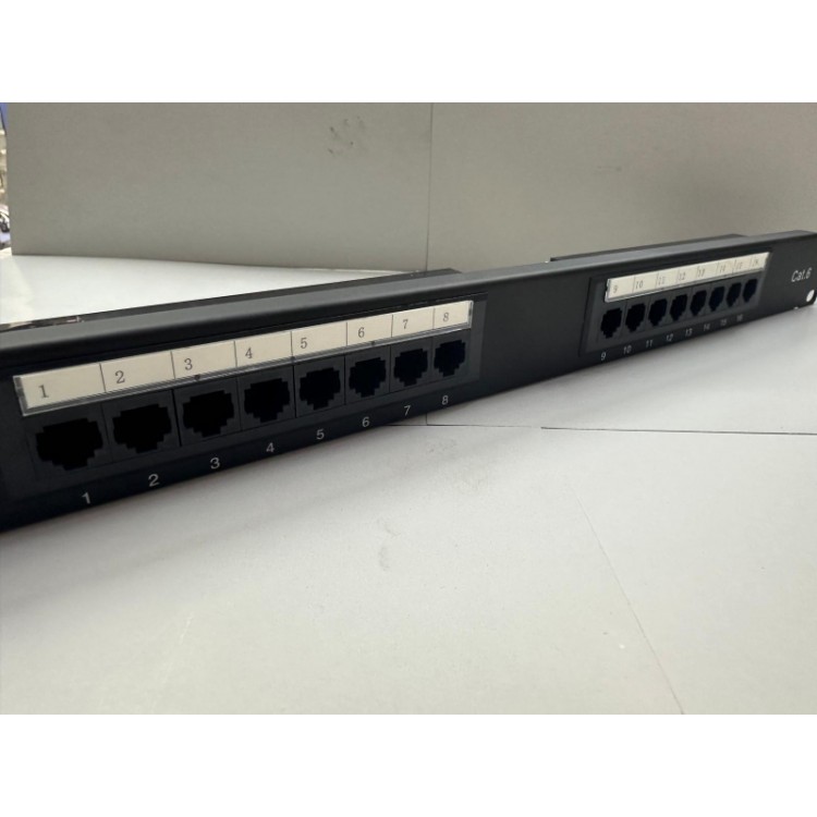 16 port patch panel 16 port cat6 patch panel