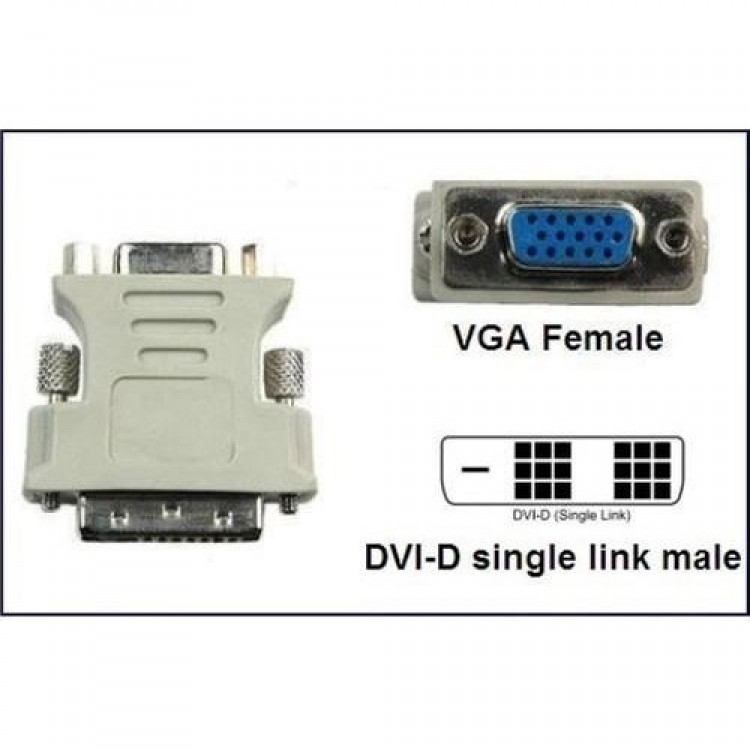 18+1 dvi vga çevirici 19 pin dvi vga çevirici