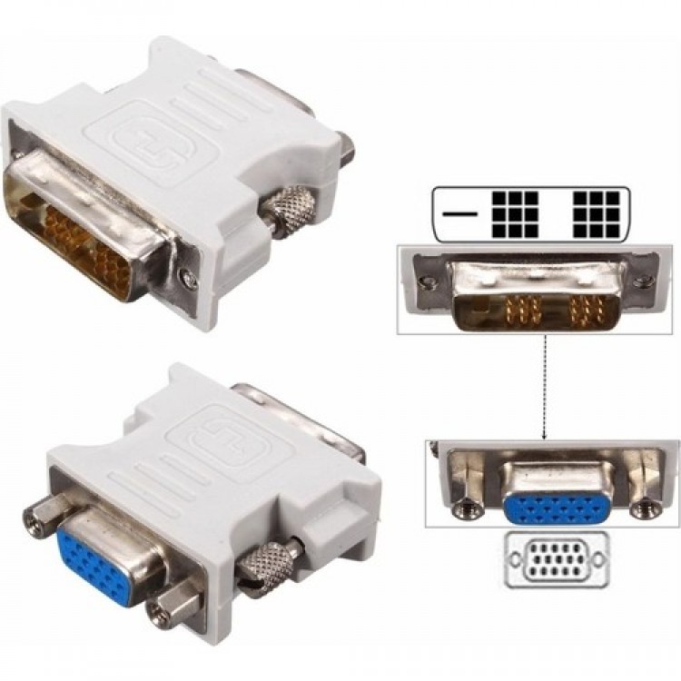 18+1 dvi vga çevirici 19 pin dvi vga çevirici