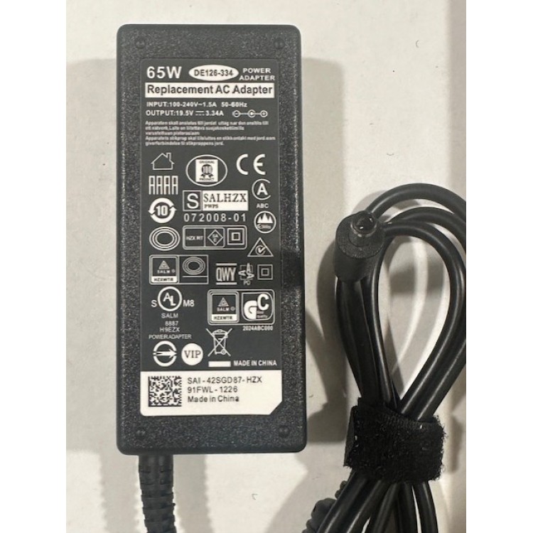 19.5 volt 3.34 amper dell uyumlu notebook adaptör 4.5 mm 3.0 mm dell uyumlu adaptör 19.5 volt 3.34 amper dell uyumlu notebook adaptör 4.5 mm 3.0 mm dell uyumlu adaptör