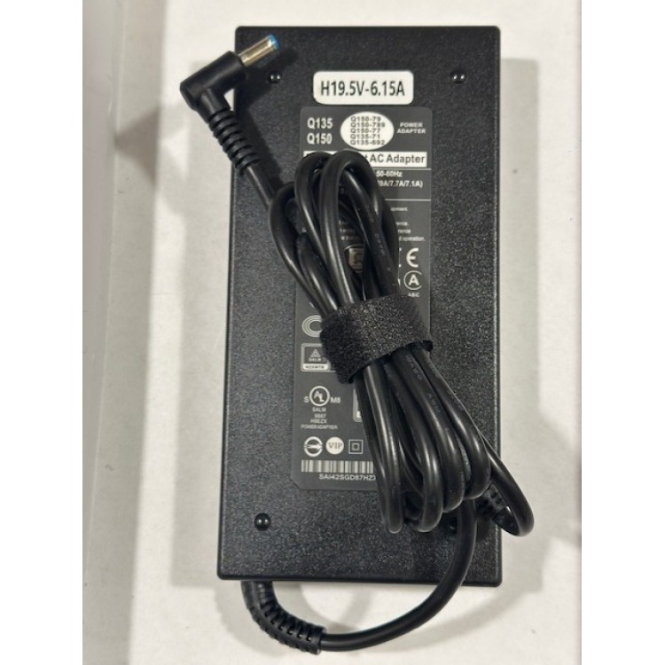 19.5 volt 6.15 amper hp uyumlu notebook adaptör 120 watt 4.5 mm 3.0 mm notebook adaptör